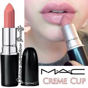 MAC Cremesheen Lipstick in Creme Cup- Pale Milky Pink Y2K 90's Makeup Looks- New